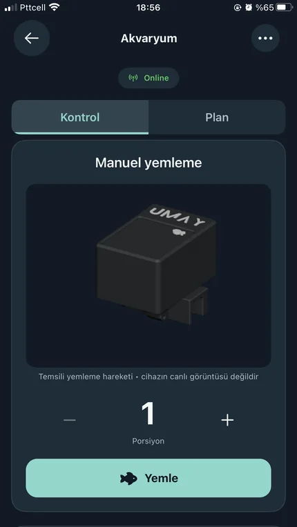 İlk yemlemeyi yap