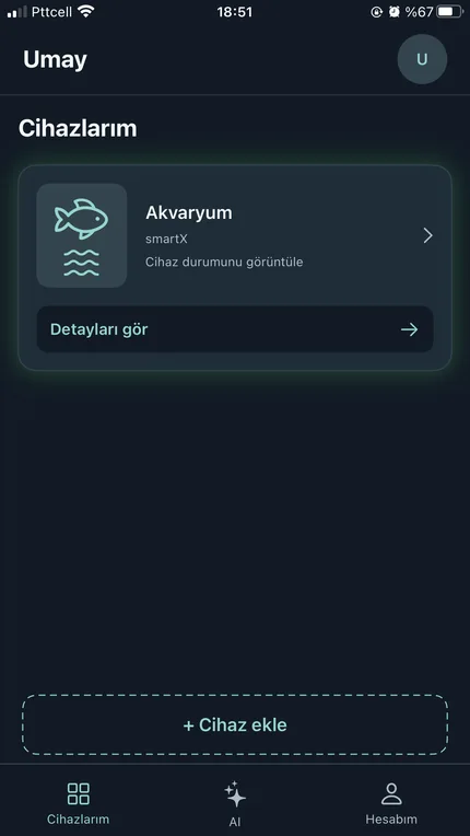 Cihazını aç